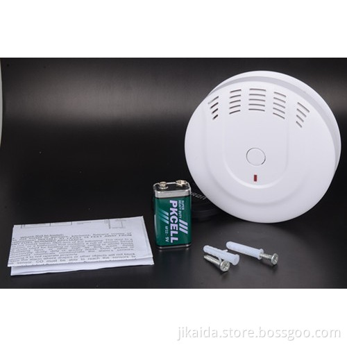 Intelligent human Voice prompt battery operated home smoke alarm
